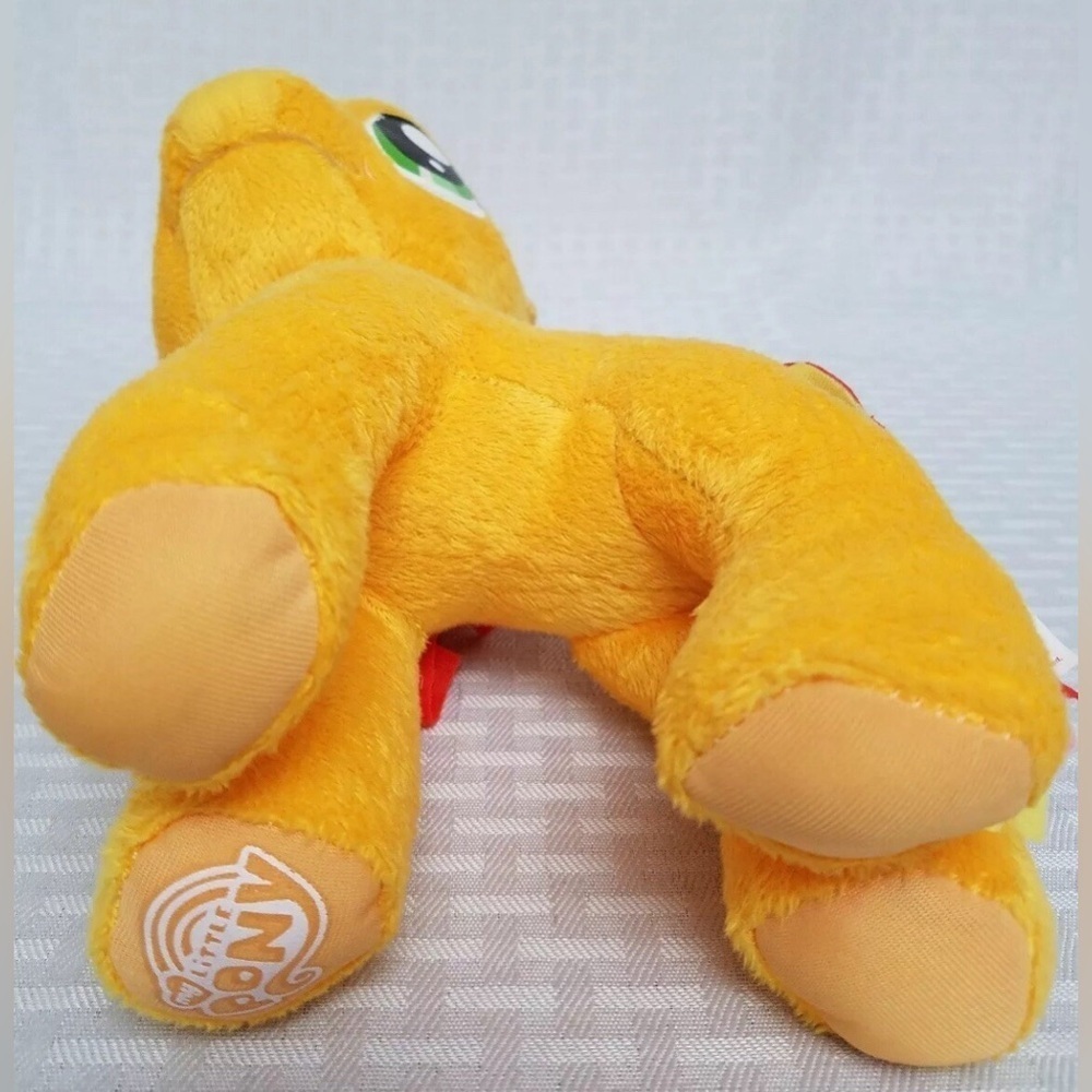 My Little Pony Apple Jack Plush Pony With Yellow Apples 12" by Hasbro - Picture 4 of 5
